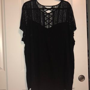 Black Lace Tee